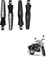 Asryd Pack of 4 Amber Bright SMD LED KTM Style Indicators For Royal Enfield Bullet 350 (4.Pcs Amber Color Indicator)