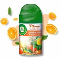Air Wick 250 ml - Lemon & Orange Blossom, Freshmatic Automatic Air Freshener Refill | 2600 Sprays Guaranteed | Automatic Room Freshener, Bathroom Freshener and Room Spray