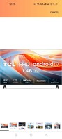 TCL 101 cm (40 inches) Mettalic Bezel-Less Full HD Smart Android LED TV 40L4B (Black) 