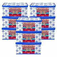 Kuber Industries Saree Cover Bag | Zip Closure Saree Cover Bag (Pack of 9)