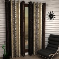 Home Sizzler Abstract - 2 Piece Window Curtain Set