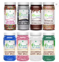 GO GRASS - Cake Decorating Set (640 g, Pack of 8)