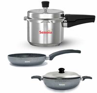Senora Pressure Cooker Nonstick Induction Base Hammerton Cookware Set Combo