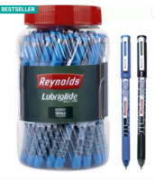 Reynolds Lubriglide Ball Pen  (Pack of 40, Ink Color - Blue Black)