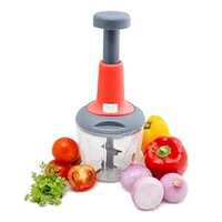 HomeWiz - Premium Manual Food Chopper 1000ml (Red)