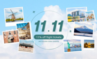 CATHAY - 11.11 Exclusive Sale - 11% off flight tickets +  Double miles rewards