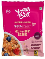 Flipkart minutes: Yogabar Fruit + Nuts & Seeds Muesli pouch  (40 g)