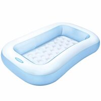 Intex Inflatable Rectangular Pool, Multi Color