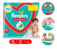 Pampers - Pants Value Pack With Anti Rash Lotion - XL  (22 Pieces)