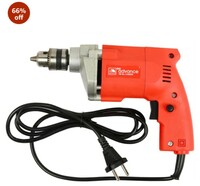 Spartan 10mm APED10A Advance 350W 2600RPM Electric Pistol Grip Corded Drill Machine | Drilling into Wood, Plastic, Glass & Metal For Home & Professional Use(Red, Pack of 1)
