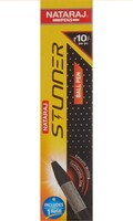 MRP Error - NATARAJ Stunner ball pen | Quick Drying | Smooth Writing & Smudge Resistant| Fun Writing |Use for School, College students & office person (Black - Pack of 10)
