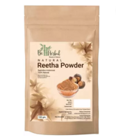 BE HERBAL Reetha Powder for Hair Growth & Boost Hair Volume| 100% Natural & Organic  (100 g)