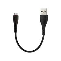 USB to Type C Cable,2A 20cm cable Strong & Long lasting (Black)