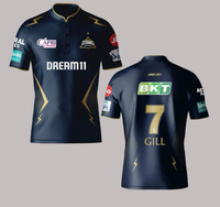 Take a look at this yclothy Printed Men Polo Neck Navy Blue T-Shirt on Flipkart