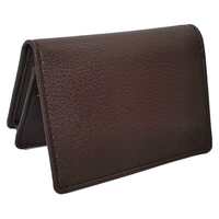 RAGE GAZE Slim Wallet Men's Stylish Synthetic Leather, Brown

