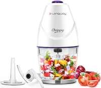 Longway - Choppy 400 Watts Electric Vegetable Chopper (800 ml, Purple)