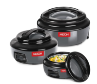 MILTON - Stainless Steel Jr. Casserole Set of 3 