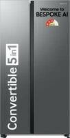 SAMSUNG 653 L Frost Free Side by Side 3 Star Refrigerator with AI and WiFi, Convertible 5-in-1, Digital Inverter 