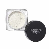 FACESCANADA Ultime Pro Powder Eye Pigment - Silver 01, 1.8G | Shimmery Finish | Long-Lasting | Intense Pigment | Excellent Color Payoff | Smooth Application