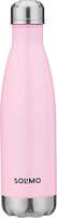 Amazon Brand - Solimo Stainless Steel Insulated 24 Hours Hot or Cold Bottle Flask, 500 ml, Pink