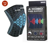 Kobo Nylon Knee Caps for Women&Men Knee Support Knee Cap for Men Knee Pain Knee Support for Women Knee Brace for Knee Pain Relief Products Knee Guard/Knee Belt/Knee Pads for Women Blue/L (Imported