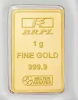 BRPL Gold Coin 1g at ₹7385 || 9999 purity || DBS BANK DC