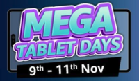MEGA TABLET DAYS: Up to 40% off Bestselling tablets + No Cost EMI up to 9 months