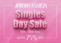 Singles Day Sale [9-11 Nov] - Upto 75% off + 10% off on Prepaid Orders