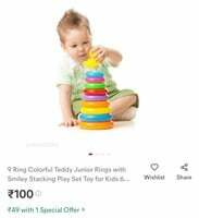 Kids - 9 Ring Play set - Pay with UPI