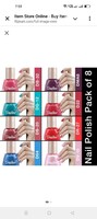 Dazzler Nail Polish Pack of 8 at Rs.200