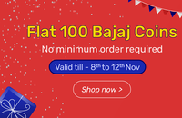 Bajaj Finserv x Gyftr | Flat 100 Bajaj coins on No minimum order value (FK GC at 20%)