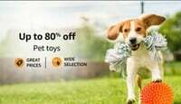 Upto 80% Off on Pet Toys 