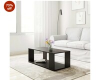 Amazon Brand - Solimo Essential Engineered Wood Coffee Table (Wenge Finish)