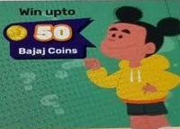Bajaj New Quiz Offer  : Earn Flat 50 Coins 