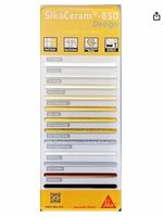 Epoxy grout shade card SikaCeram 850 Design