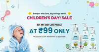 The Natural Wash - Childrens Day Sale | Buy any baby care product at 99 only (Also get freebie)