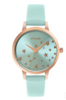 FCUK Women Printed Dial & Leather Straps Analogue Watch FK00024B