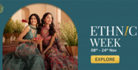 Ethnic Week - Up to 70% off + Extra 5% off | BIBA, Libas & more