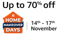 Home Make Over Days - Up to 70% off (14-17 Nov)