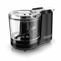 Black + Decker, 1.5 Cup Capacity & Lid-Black+Decker Hc150B One-Touch 1.5 Cup Capacity Electric Food Chopper