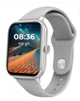 BeatXP - Unbound Nova Bluetooth Smartwatch  (Ice Silver Strap, Free Size)