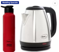 Pigeon Kettle+Water Bottle Electric Kettle with Bottle  (1.5 L, Silver)