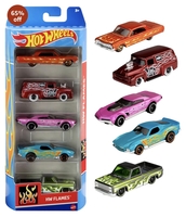 Hot Wheels 5 Car Gift Pack, Metal Cars (Styles May Vary) Multicolor