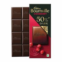 Cadbury Bournville - Cranberry Dark Chocolate Bar, 80 grams