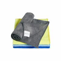 Microfiber Cleaning Cloth | 350 GSM Pack of 4 (Multicolor) - 40cm X 40cm