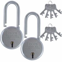 Foora New Round 50mm Lock - Pack of 2