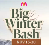 Big Winter bash: upto 80% off (Nov 15-20)