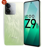 iQOO Z9 5G (Brushed Green, 8GB RAM, 128GB Storage) | Dimensity 7200 5G Processor | Sony IMX882 OIS Camera | 120Hz AMOLED with 1800 nits Local Peak Brightness | 44W Charger in The Box