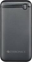 ZEBRONICS 10000 mAh 20 W Slim Power Bank  (Black, Lithium Polymer, Power Delivery 3.0 for Mobile, Tablet)