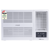 Croma 1.5 Ton 3 Star Fixed Speed Window AC (2024 Model, Copper Condenser, Dust Filter)